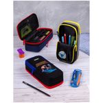 Пенал 2 отделения, 205*80*55 Berlingo "Full power", полиэстер, внутр. органайзер, магнит