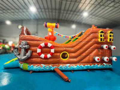 Коммерческий надувной батут «Веселый кораблик», 7*4*3,5 м.