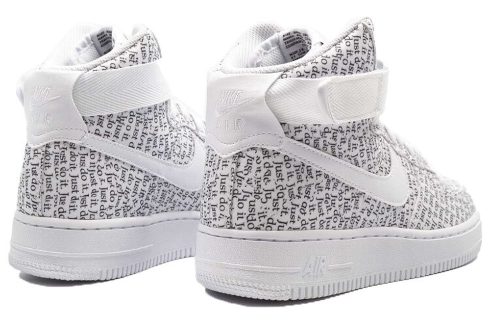 Кроссовки Nike Air Force 1 Lx Just Do It Pack White (Женская размерная сетка)