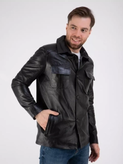 Куртка весна кожаная натуральная