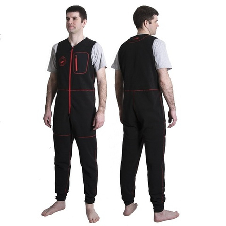 Флисовый комб.Alaskan River Ranger Bib черн. р-р XL