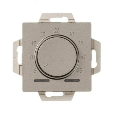 ATLASDESIGN ТЕРМОСТАТ электронный для теплого пола с датчиком, 10A, механизм, ШАМПАНЬ