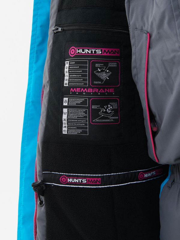 Костюм зимний Женский Siberia Lady ткань Breathable цвет Серый/Голубой