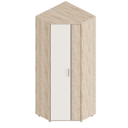 Шкаф угловой "Граф" (Дуб баррик/перламутр), ЛДСП, Велес