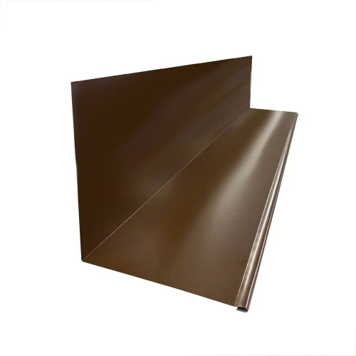 Планка примыкания 150х100х2000 RAL 8017 коричневый