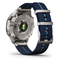 Умные часы Garmin MARQ Captain (Gen 2) 46 мм в титановом корпусе с синим керамическим безелем и ремешком 010-02648-11