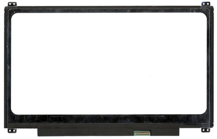 Матрица (экран) для ноутбука 13.3", 1366x768, 30 pins EDP, SLIM (крепления верх-низ) Матовая