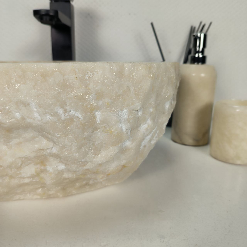 Раковина из оникса Erozy White EO-64325 41*32*15 0212