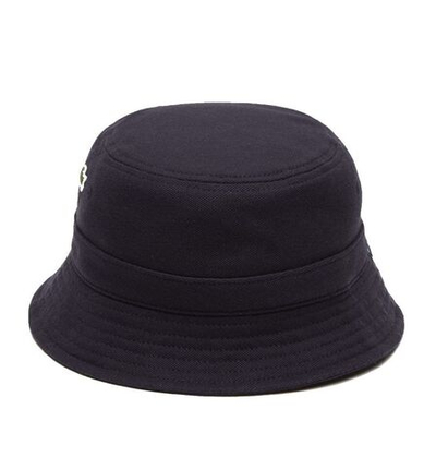 Теннисная кепка Lacoste Organic Cotton Bucket Hat - navy blue