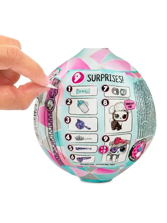 Кукла Лол питомец в шаре Lol Fluffy Pets Winter оригинал