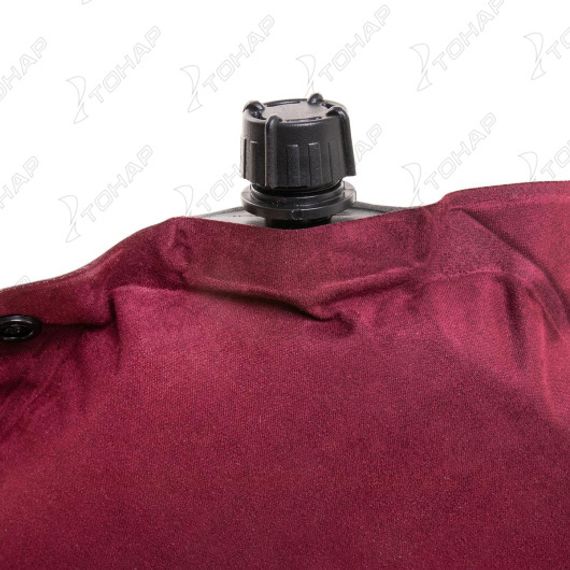 Коврик самонадув. 188x66x7 флок вишневый (N-007-C) NISUS