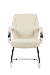 Офисное кресло Chairman 794V Россия хром экокожа бежевый