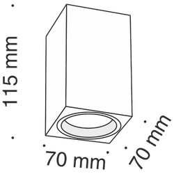 Накладной светильник Maytoni Technical C011CL-01B