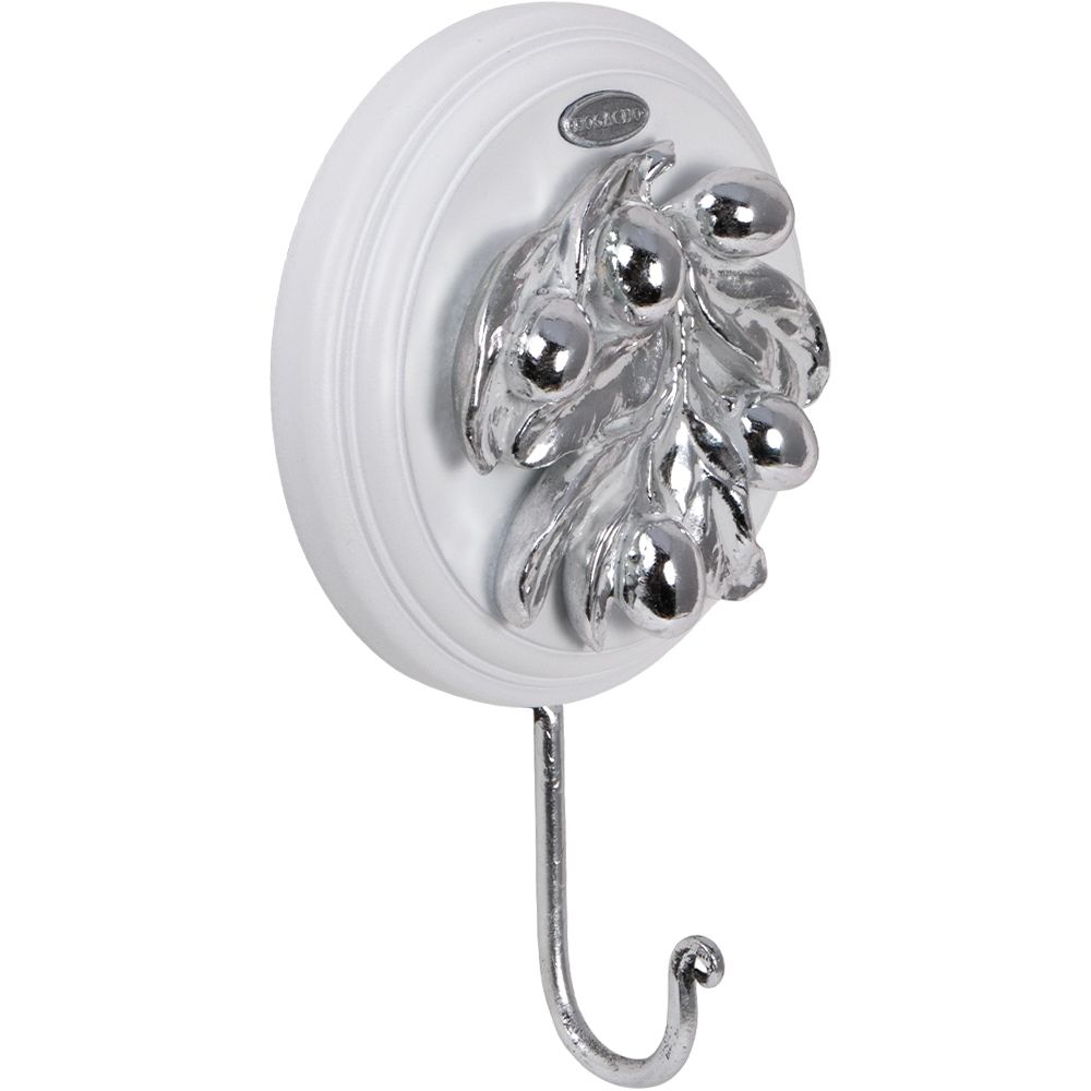 Настенный крючок Oliva Branch (Олива Бранч) Айс Античное серебро