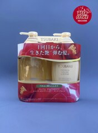 Shiseido Tsubaki Premium Volume & Repair Набор Шампунь и Кондиционер с маслом камелии, 450 мл + 450 мл