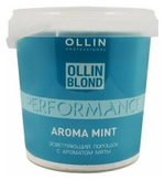 OLLIN BLOND PERFORMANCE Aroma Mint Осветляющий порошок с ароматом мяты 500г
