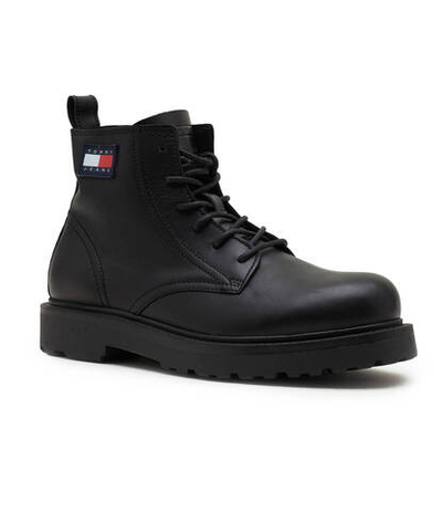 Кожаная обувь tjm ruberized lace up Tommy Jeans - черный(EM0EM01276)