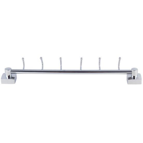 Крючки на планке 6 шт. Besser BS 8223 (41,5х6,5х6,5 см) из нержавеющей хромированной стали