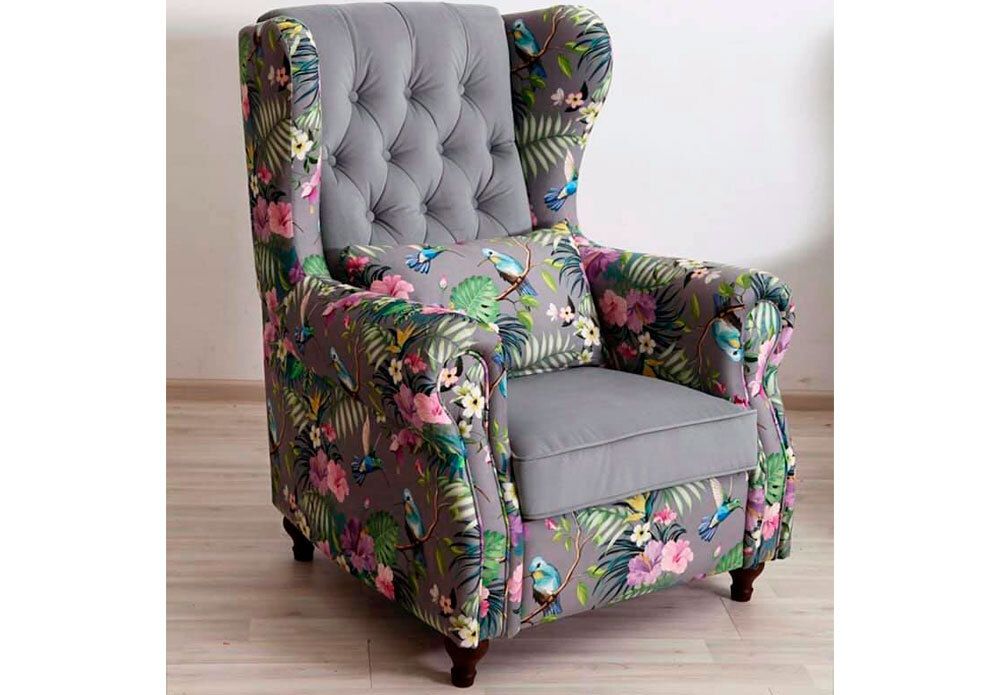 Велюр Колибри Грей