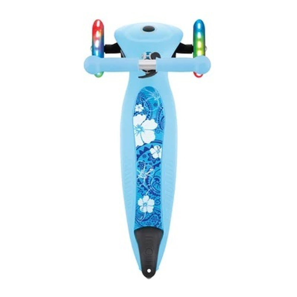 Самокат Globber Junior Foldable Fantasy Lights голубой