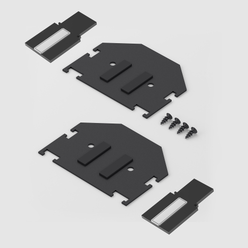 Комплект заглушек для шинопровода в натяжной потолок Elektrostandard Slim Magnetic 85233/00 черный