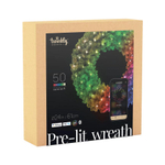 Рождественский венок с умной гирляндой Twinkly Pre-lit Wreath (60x60 см, 50 светодиодов)
