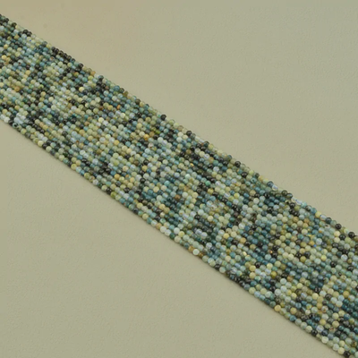 Нитка Апатит 39 см. 2,4 мм. (Без замка)