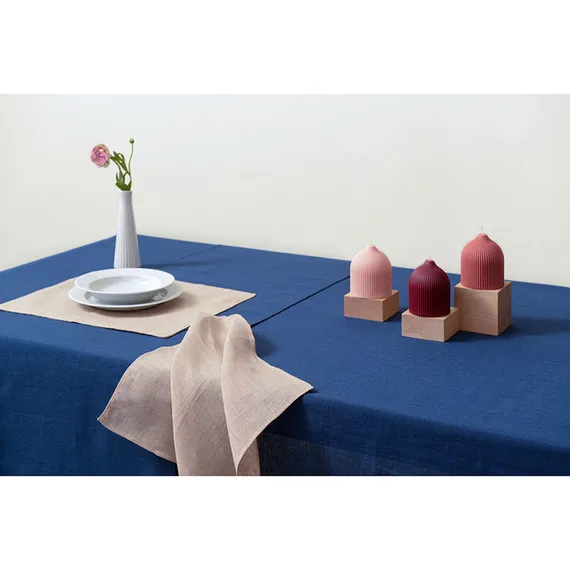 Свеча декоративная бежево-розого цвета Edge 10,5 см