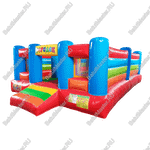 Коммерческий надувной батут "Городок", 6*4*1.8 м.