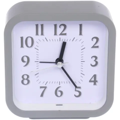 Будильник «Астон» 10*10*4,3см, микс цветов