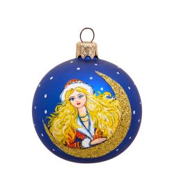Элита НФШ-1007/2 Ел. украшение Шар «Снегурочка» 65 мм
