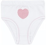 Трусы для девочек интерлок 092и ап р.104-110 бел (Юлла), 1 шт.