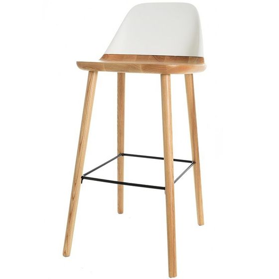 Барный стул Enzo белый | Купить в Hallberg.ru