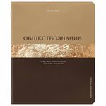 Тетради предметные, КОМПЛЕКТ 12 ПРЕДМЕТОВ, 48 л., матовая ламинация, фольга, BRAUBERG "GOLDY", 405178