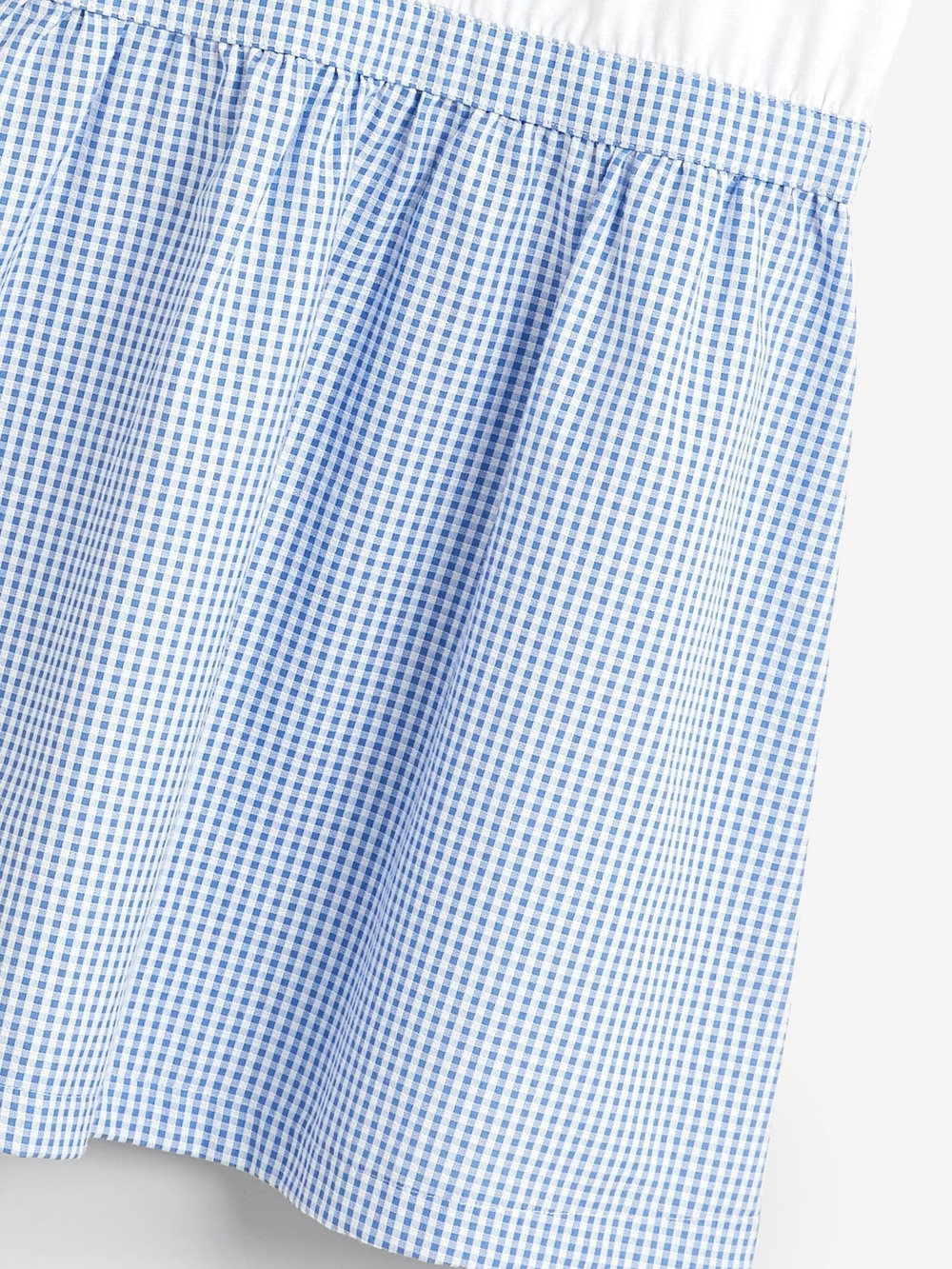 Платье школьное для девочки Next 102-629, Белый, Голубой