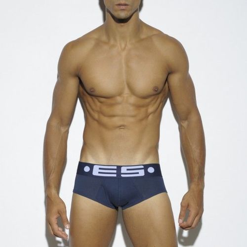 Мужские трусы брифы ES Collection Темно-синие Cotton