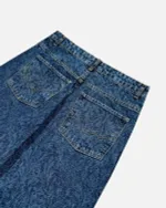 Джинсы Issaya Loose Ghost Pattern синие