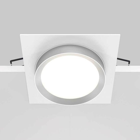 Встраиваемый светильник Maytoni Hoop DL086-GX53-SQ-WS