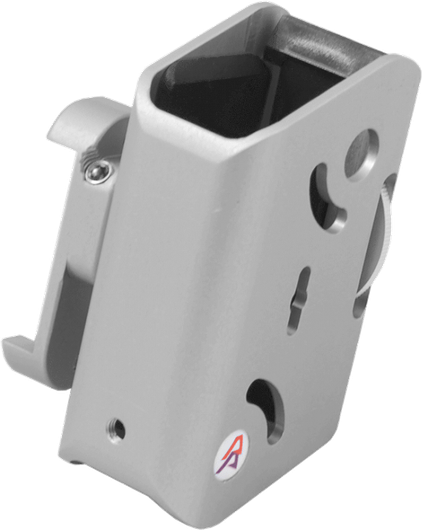 Алюминиевый спортивный подсумок Racer Master Pouch, серебристый