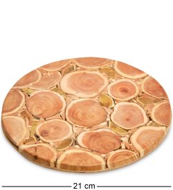 Народные промыслы ДР-504/1 Подставка под горячее, круглая 21х21