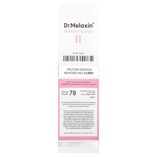 Dr.Melaxin, Bondex Clinic II, клиника ремоделирования связывания белков, 250 мл (8,45 жидк. Унции)