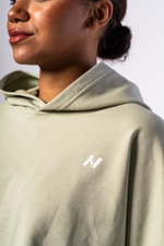 Худи Oversized Hoodie OWN YOUR POWER 433 Зеленый