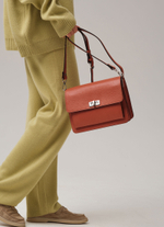 Сумка кросс-боди Deboro 30301 кирпич