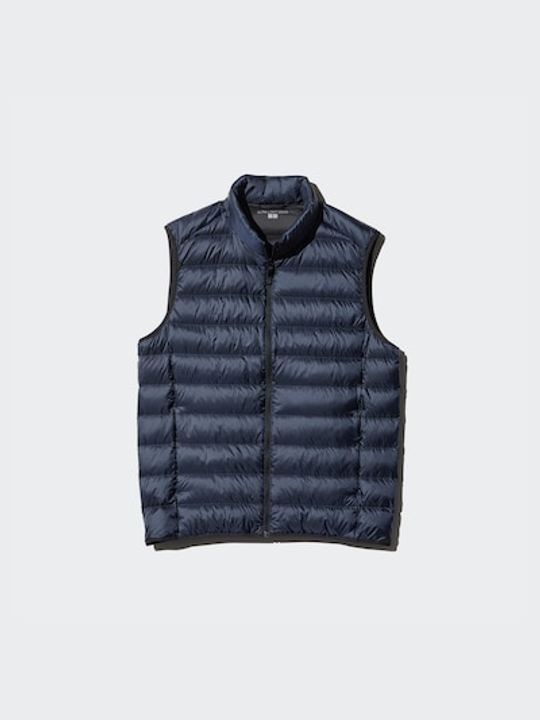 UNIQLO Ультралегкий пуховый жилет, темно-синий