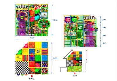 Детский игровой лабиринт «Магические приключения»