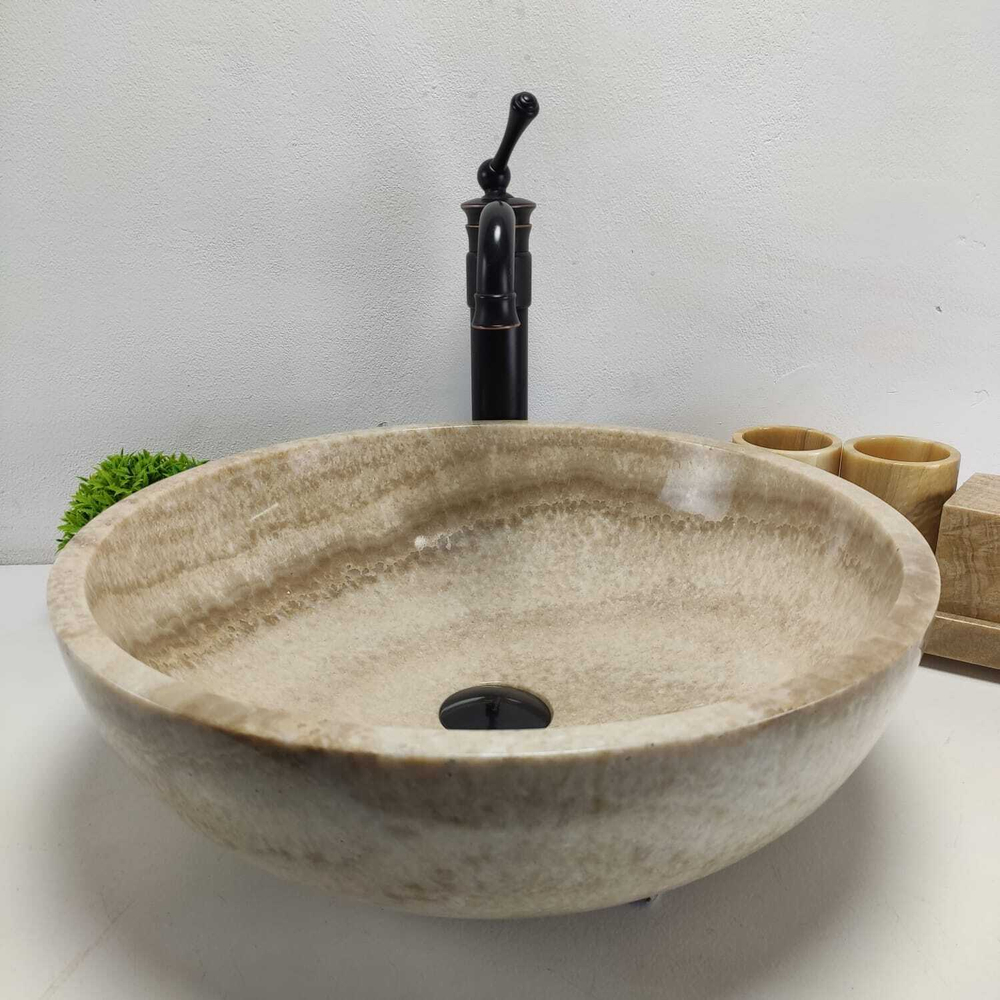 Раковина из оникса Bowl Sunset TinLip BO-61019 45*45*15