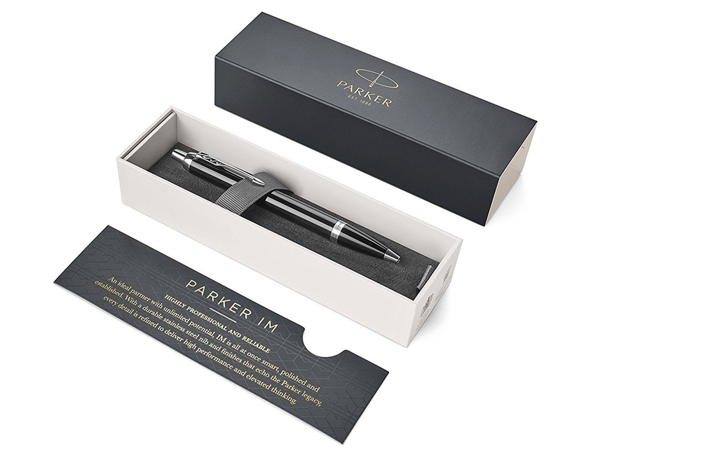 Шариковая ручка Parker IM Metal Black CT (без гравировки)