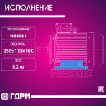 Электродвигатель АИР63В2 (ЛАПЫ)