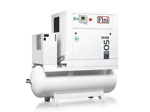 Спиральный компрессор FINI OS 3.7-10-270 ES на ресивере 270 л с осушителем