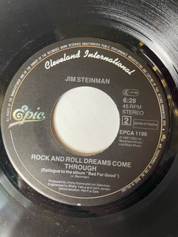 Винтажная виниловая пластинка LP Jim Steinman The Storm / Rock And Roll Dreams Come Through (Holland 1981) 7 дюймов